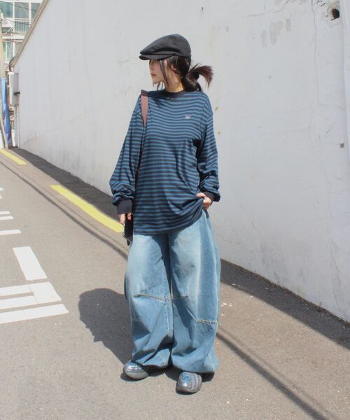GAKKAI UNIONS(ガッカイユニオンズ)の「20S ストライプロングスリーブネイビー(Tシャツ/カットソー・レディース・その他・MEDIUM/LARGE/X-LARGE)」の15枚目の写真