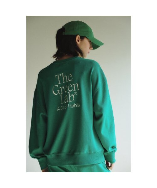 THE GREEN LAB（ザグリーンラボ）の「エッセンシャル刺繍スウェットシャツ[グリーン]（スウェット・メンズ・その他・SMALL/LARGE）」の3枚目の写真