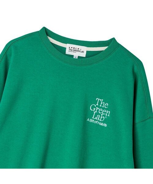 THE GREEN LAB（ザグリーンラボ）の「エッセンシャル刺繍スウェットシャツ[グリーン]（スウェット・メンズ・その他・SMALL/LARGE）」の8枚目の写真