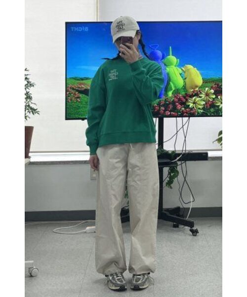 THE GREEN LAB（ザグリーンラボ）の「エッセンシャル刺繍スウェットシャツ[グリーン]（スウェット・メンズ・その他・SMALL/LARGE）」の16枚目の写真