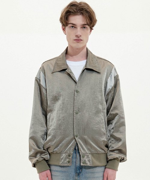 TRIP LE SENS(トリップ ル センス)の「ウィンドブレーカーオーバーバーシティジャケット_KHAKI(スタジャン・レディース・その他・MEDIUM/LARGE/X-LARGE)」の2枚目の写真