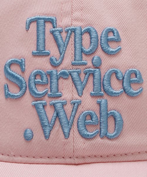 TYPESERVICE（タイプサービス）の「Typeservice Web Cap [Light Pink]（キャップ・レディース・その他・FREE）」の4枚目の写真
