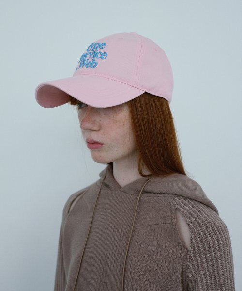 TYPESERVICE（タイプサービス）の「Typeservice Web Cap [Light Pink]（キャップ・レディース・その他・FREE）」の5枚目の写真