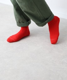 WHITE MAILS（ホワイトメイルズ）の「WOOL MIX PAPER WIDE RIB SOCKS / ウール×和紙ワイドリブソックス【UNISEX】（ソックス/靴下）」