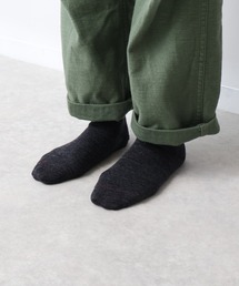 WHITE MAILS（ホワイトメイルズ）の「WOOL MIX PAPER WIDE RIB SOCKS / ウール×和紙ワイドリブソックス【UNISEX】（ソックス/靴下）」