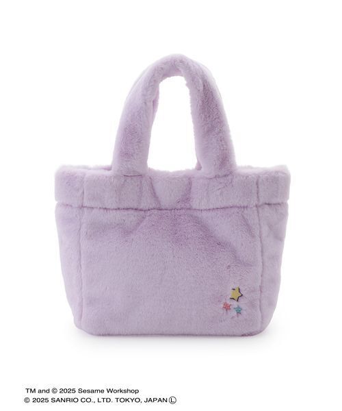 sanrio(サンリオ)の「【アビー×リトルツインスターズ】ファーバッグ(トートバッグ・レディース・ライトピンク/ラベンダー・F)」の5枚目の写真