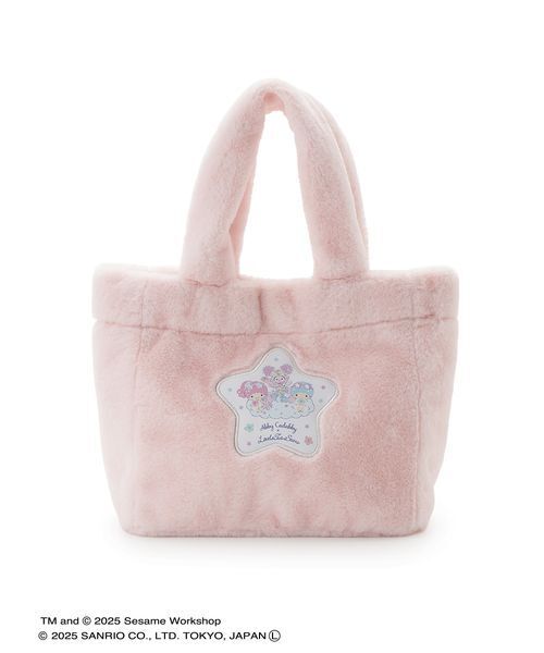 sanrio(サンリオ)の「【アビー×リトルツインスターズ】ファーバッグ(トートバッグ・レディース・ライトピンク/ラベンダー・F)」の11枚目の写真