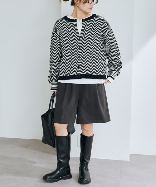 PUAL CE CIN（ピュアルセシン）の「起毛ハーフパンツ（その他パンツ・レディース・チャコール・FREE）」の8枚目の写真