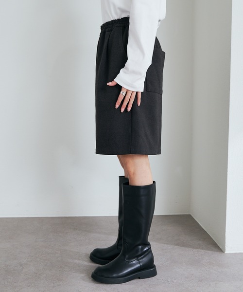 PUAL CE CIN（ピュアルセシン）の「起毛ハーフパンツ（その他パンツ・レディース・チャコール・FREE）」の12枚目の写真