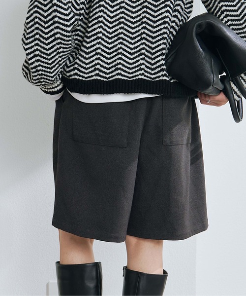PUAL CE CIN（ピュアルセシン）の「起毛ハーフパンツ（その他パンツ・レディース・チャコール・FREE）」の3枚目の写真