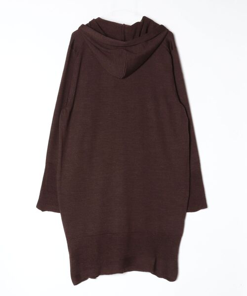 Vivienne Westwood MAN（ヴィヴィアンウエストウッドマン）の「RIB STITCH LONG HOOD CARDIGAN（カーディガン/ボレロ・メンズ・ブラウン・FREE）」の2枚目の写真