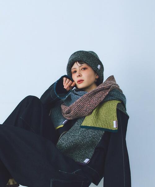 THE GOODLAND MARKET(ザグッドランドマーケット)の「ザ グッドランド マーケット GOOD KNIT CAP(ニットキャップ/ビーニー・メンズ・ブラック系その他/ピンク系その他/グリーン/ブルー系その他・ONE)」の2枚目の写真