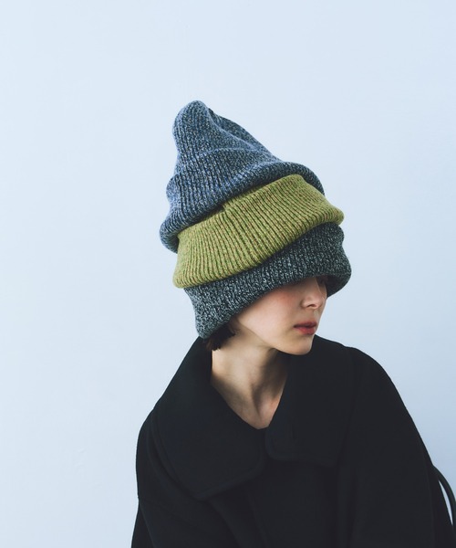 THE GOODLAND MARKET（ザグッドランドマーケット）の「ザ グッドランド マーケット　GOOD KNIT CAP（ニットキャップ/ビーニー・メンズ・ブラック系その他/ピンク系その他/グリーン/ブルー系その他・ONE）」の5枚目の写真