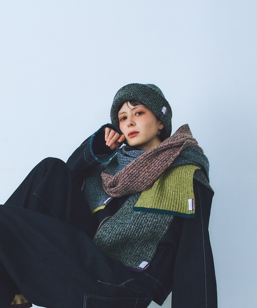 THE GOODLAND MARKET（ザグッドランドマーケット）の「ザ グッドランド マーケット　GOOD KNIT CAP（ニットキャップ/ビーニー・メンズ・ブラック系その他/ピンク系その他/グリーン/ブルー系その他・ONE）」の7枚目の写真