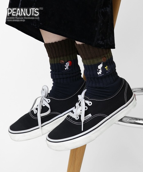 CHICSTOCKS（シックストックス）の「SNOOPY×CHICSTOCKS［スポーツ］（ソックス/靴下・メンズ・ネイビー/オフホワイト/チャコールグレー・SMALL/LARGE）」の10枚目の写真