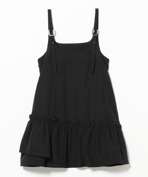 Ray BEAMS（レイビームス）の「アシメフリルヘム キャミ ワンピース（ワンピース・レディース・ブラウン系その他5/ブラック・1/0）」の12枚目の写真