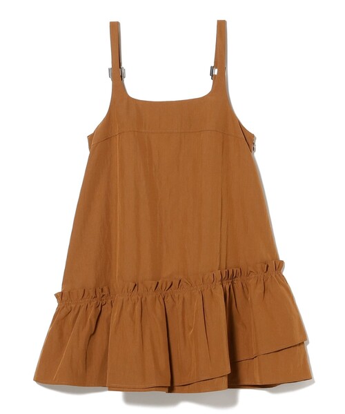 Ray BEAMS（レイビームス）の「アシメフリルヘム キャミ ワンピース（ワンピース・レディース・ブラウン系その他5/ブラック・1/0）」の14枚目の写真