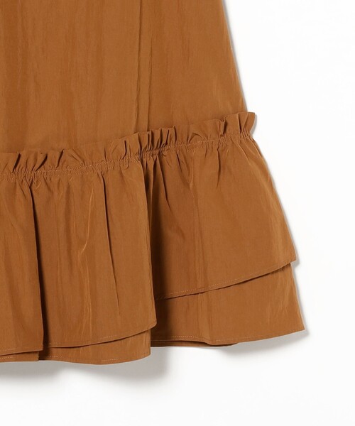 Ray BEAMS（レイビームス）の「アシメフリルヘム キャミ ワンピース（ワンピース・レディース・ブラウン系その他5/ブラック・1/0）」の17枚目の写真