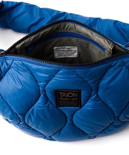 TAION(タイオン)の「【TAION / タイオン】MILITARY BANANA SHOULDER DOWN BAG M(ショルダーバッグ・メンズ・ブラック/ブルー/チャコールグレー/ダークネイビー・FREE)」の17枚目の写真