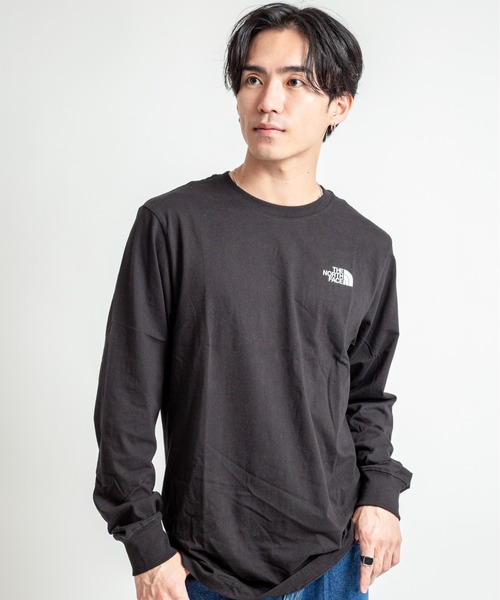 THE NORTH FACE(ザノースフェイス)の「【THE NORTH FACE/ザ・ノースフェイス】長袖 Tシャツ カットソー ロゴTシャツ(Tシャツ/カットソー・メンズ・ブラック・MEDIUM/LARGE/X-LARGE)」の4枚目の写真