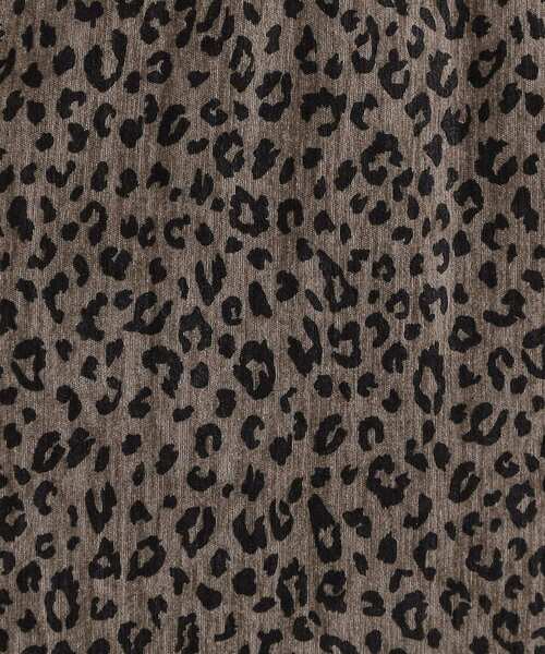 Cutie Blonde（キューティーブロンド）の「【あったか/洗濯機可/S-LL】主役になる 両面起毛 ベロアレオパード柄スカート（スカート・レディース・チャコール/ダークブラウン系3・01/02/03/04）」の10枚目の写真