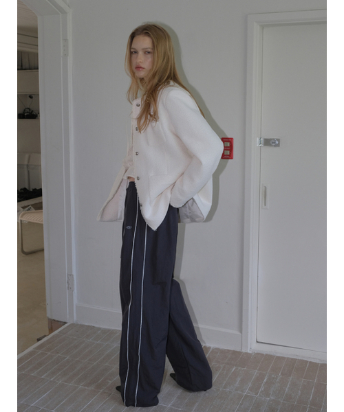 ETMON（エトモン）の「Lined Track Pants, Navy（スウェットパンツ・レディース・その他・F）」の4枚目の写真