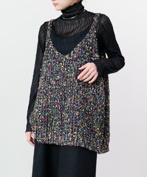 DOLLUPOOPS | カラフルブークレニットベスト(ベスト)