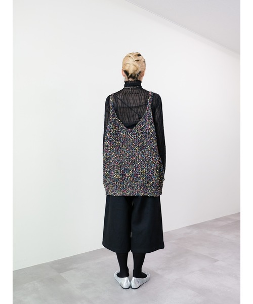 DOLLUPOOPS（ドールアップウップス）の「カラフルブークレニットベスト（ベスト・レディース・パープル/ブラック・FREE）」の15枚目の写真