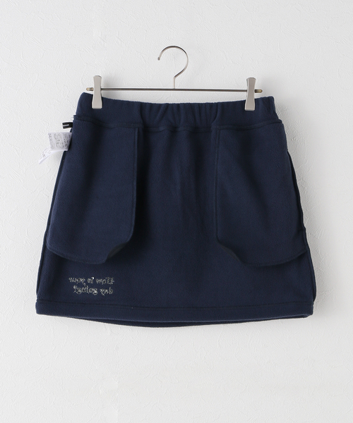 JOURNAL STANDARD（ジャーナルスタンダード）の「フリースミニスカート（スカート・レディース・ブラウン/ネイビー・FREE）」の5枚目の写真