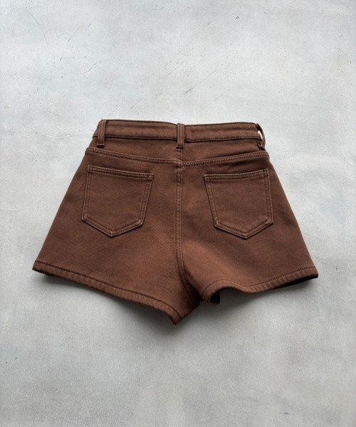 SHAGGIE（シャギー）の「裏起毛タイトハイウエストショートパンツ（その他パンツ・レディース・ブラック/ブラウン・SMALL/MEDIUM）」の19枚目の写真