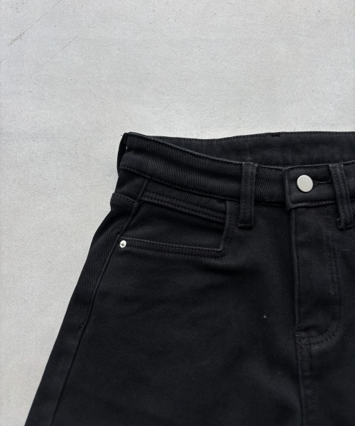 SHAGGIE（シャギー）の「裏起毛タイトハイウエストショートパンツ（その他パンツ・レディース・ブラック/ブラウン・SMALL/MEDIUM）」の10枚目の写真