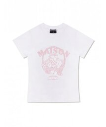 FABULOUS ARCHIVE（ファビュラスアーカイブ）の「ウィメンズフルーツスパンシングルジャージ半袖Tシャツホワイトピンク(FCD2TS512W)（Tシャツ/カットソー）」