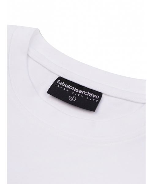 FABULOUS ARCHIVE(ファビュラスアーカイブ)の「ウィメンズフルーツスパンシングルジャージ半袖Tシャツホワイトピンク(FCD2TS512W)(Tシャツ/カットソー・レディース・ホワイト・SMALL/MEDIUM)」の3枚目の写真
