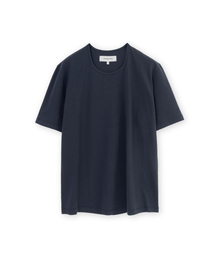 UネックTシャツ、ダークネイビー