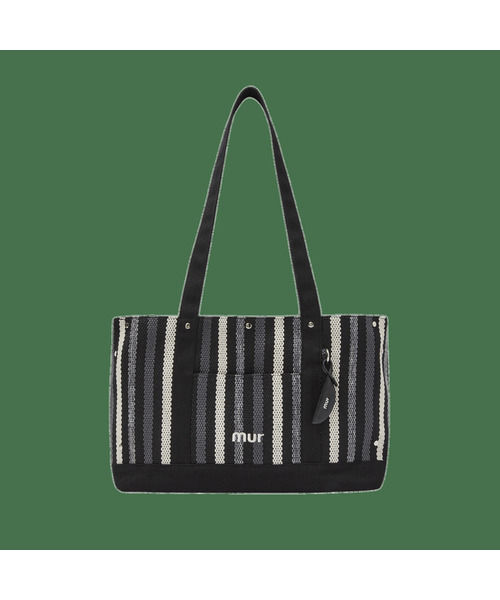 mur(ミュール)の「Reversible Polar totebag(5color)(ショルダーバッグ・レディース・ダークブラウン/ブラウン/カーキ/ベージュ/ブラック×グレー/ライトブラウン/ダークパープル/ピンク/ブラック系・FREE)」の2枚目の写真