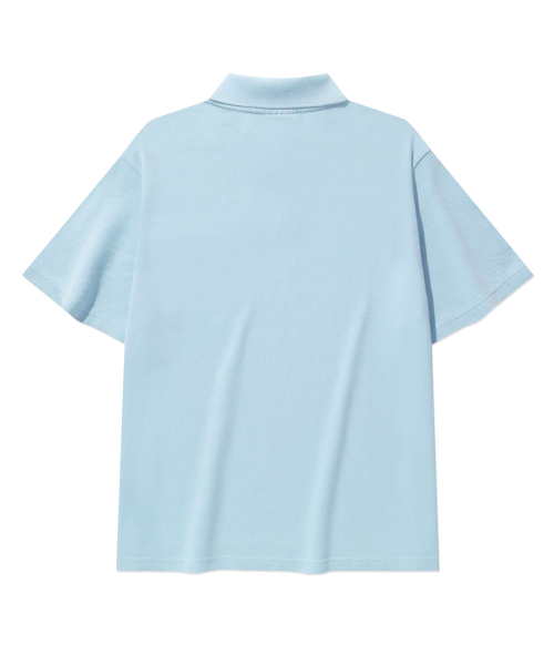 COVERNAT(カバーナット)の「ダイイングポロTシャツブルー(Tシャツ/カットソー・レディース・その他・SMALL/MEDIUM/LARGE/X-LARGE)」の8枚目の写真