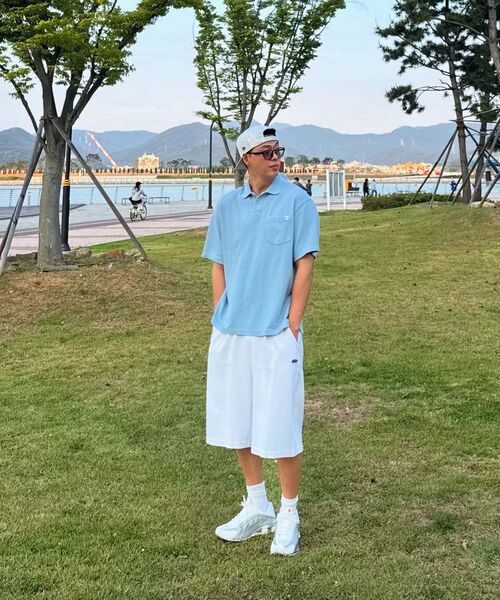 COVERNAT(カバーナット)の「ダイイングポロTシャツブルー(Tシャツ/カットソー・レディース・その他・SMALL/MEDIUM/LARGE/X-LARGE)」の10枚目の写真
