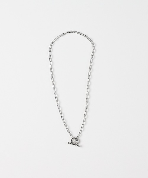 Right-on（ライトオン）の「Right-on Basic(ライトオンベーシック)【レディース】ショートチェーンネックレス（ネックレス・レディース・シルバー・ONE SIZE）」の2枚目の写真