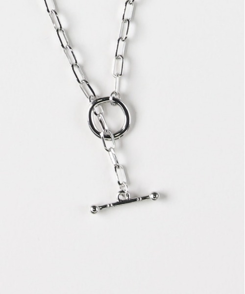 Right-on（ライトオン）の「Right-on Basic(ライトオンベーシック)【レディース】ショートチェーンネックレス（ネックレス・レディース・シルバー・ONE SIZE）」の4枚目の写真
