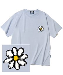 DRAWING DAISY ロゴTシャツ - パープル