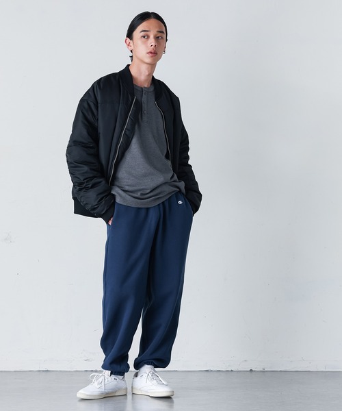 MDR(エムディアール)の「【Champion】アクションスタイル裏起毛イージーパンツ【セットアップ対応】(スウェットパンツ・メンズ・ブラック/ネイビー/グレー・M/L)」の18枚目の写真
