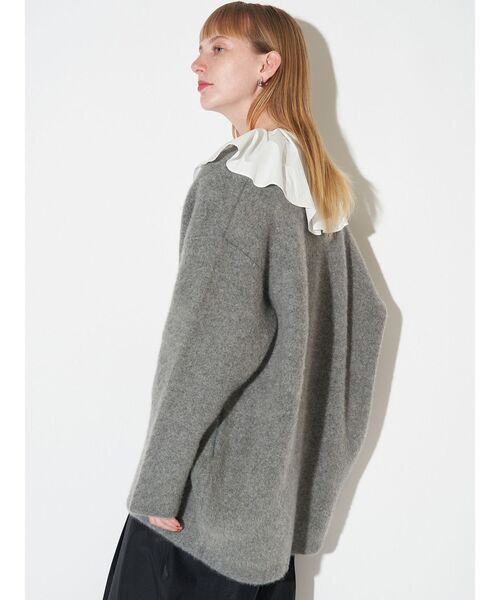 ELENDEEK（エレンディーク）の「CNラクーンミックスダブルカーディガン