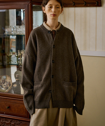 MALEN（マレン）の「ユニセックスカシミヤカーディガンブラウン（カーディガン/ボレロ）」