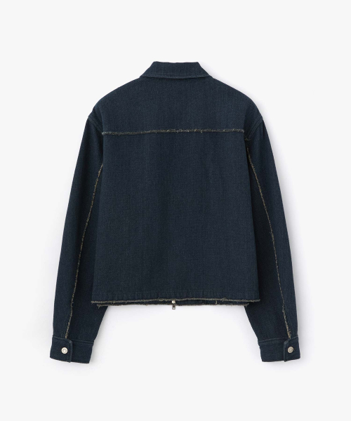 WMC(ダブリューエムシー)の「ジャカードデニム集業ジャケット_BLUE(デニムジャケット・メンズ・ブルー・MEDIUM/LARGE)」の2枚目の写真