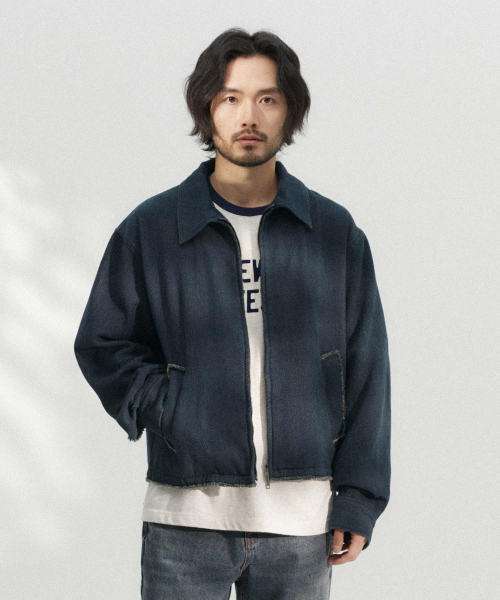 WMC(ダブリューエムシー)の「ジャカードデニム集業ジャケット_BLUE(デニムジャケット・メンズ・ブルー・MEDIUM/LARGE)」の3枚目の写真