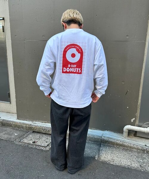 BIRTHDAY BAR（バースデイバー）の「≪BIRTHDAY BARオリジナル≫【B-DAY DONUTS】ドーナッツスウェット（スウェット・レディース・ホワイト・0）」の16枚目の写真