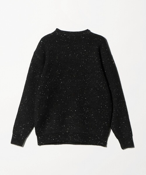 A DAY IN THE LIFE UNITED ARROWS(アデイインザライフユナイテッドアローズ)の「ミドルゲージ アゼ ネップ クルーネックニット-ウォッシャブル-<A DAY IN THE LIFE>(ニット/セーター・メンズ・ブラック/オフホワイト・M/L)」の3枚目の写真