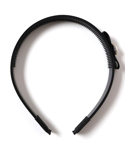 apres les cours（アプレレクール）の「グログランリボンカチューシャ（カチューシャ・キッズ・ブラック・FREE）」の10枚目の写真