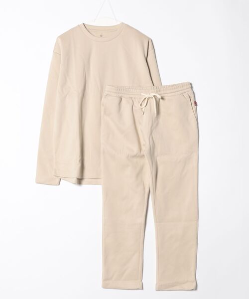 TETERA(テテラ)の「《TETERA/テテラ》SEN SET UP/ センセットアップ(Tシャツ/カットソー・レディース・ブラック/ベージュ・LARGE/X-LARGE)」の2枚目の写真