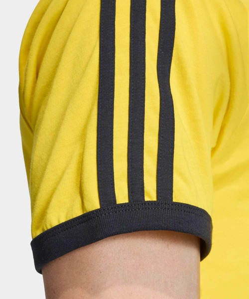 adidas(アディダス)の「スリーストライプ Tシャツ / アディダスオリジナルス adidas Originals(Tシャツ/カットソー・メンズ・イエロー/レッド/ホワイト/ブラック/ブルー・XX-LARGE/X-SMALL/SMALL/XX-SMALL/X-LARGE/MEDIUM/LARGE/3XL)」の22枚目の写真